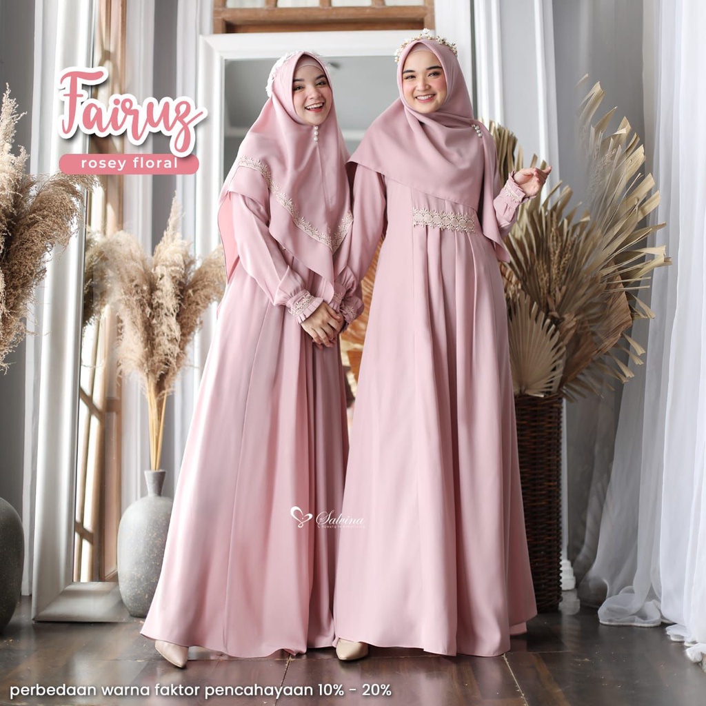 Gamis Remaja Gamis Remaja Simple Tapi Elegan Gamis Fairuz Rosey Floral