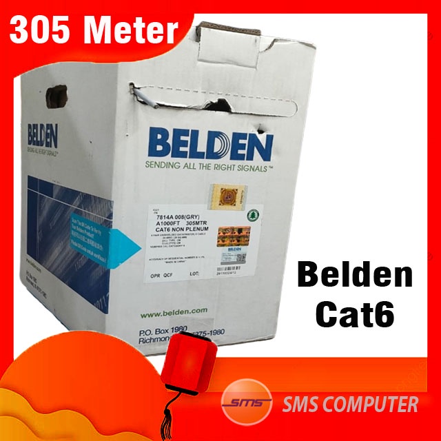 Kabel LAN UTP cat 6 / BELDEN 1 roll 305 meter - Original