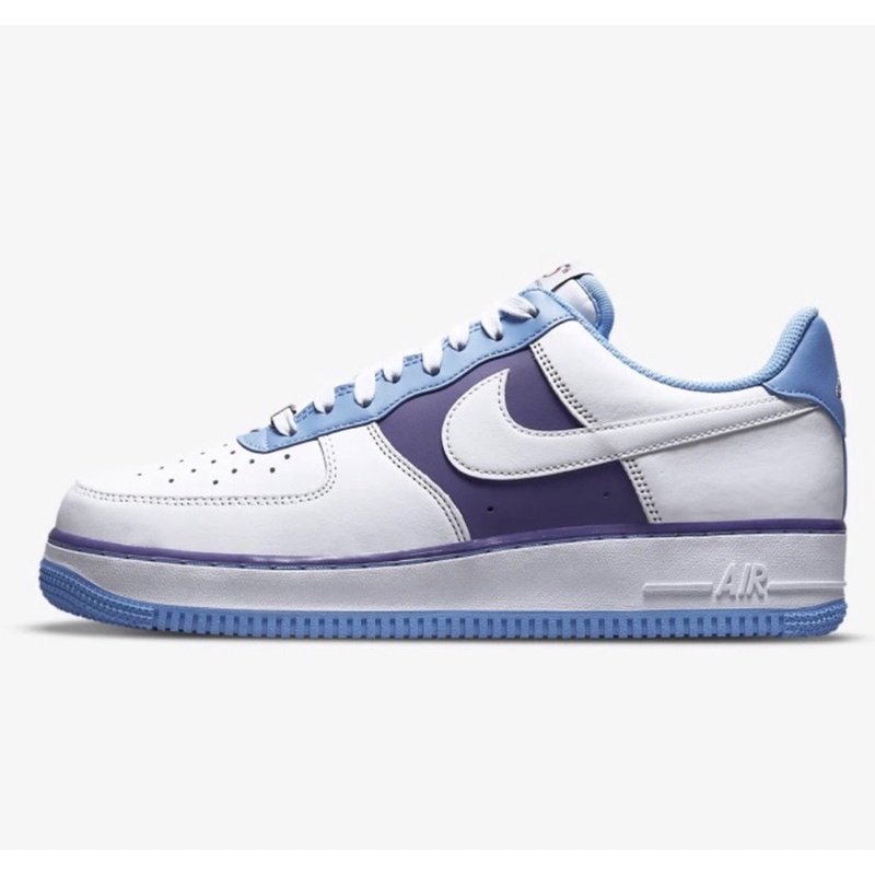 NBA x NIKE AIR FORCE 1 ‘07 LAKERS WHITE COAST FIELD PURPLE ORIGINAL