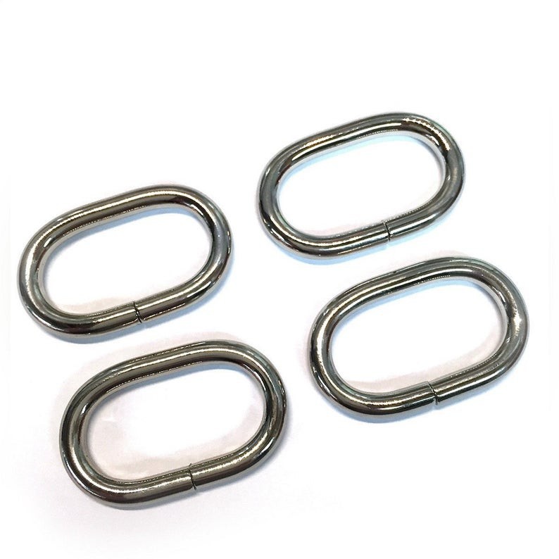 Ring Tas Oval 3cm NIKEL