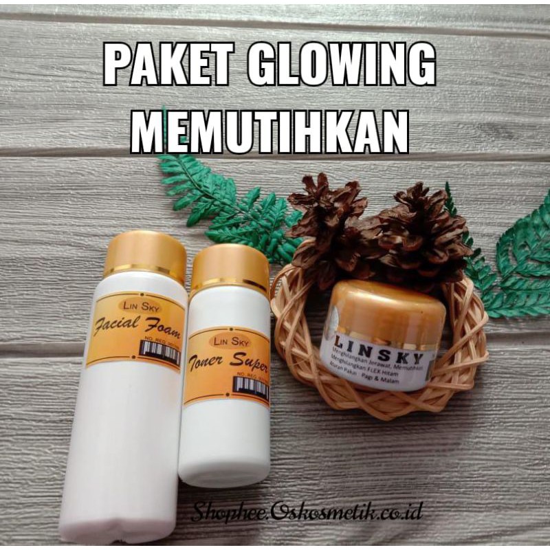 SEPAKET LINSKY GLOWING ORIGINAL 100%