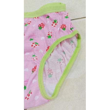 3pcs celana dalam anak cewek motif termurah bahan katun | CD anak golden nick murah