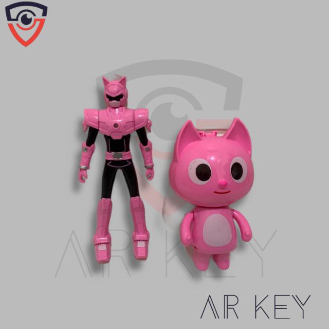 Mainan Robot Set  Mini Force X Warna  Pink  Robot Robotan 