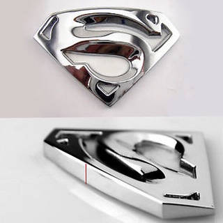 Jual Emblem Mobil Logo Superman Car Logo Silver Shopee Indonesia