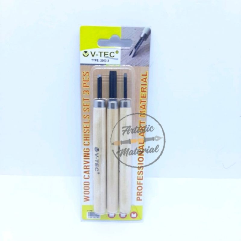 

V-tec Wood Carving / Pisau Ukir Kayu Set 2003-3
