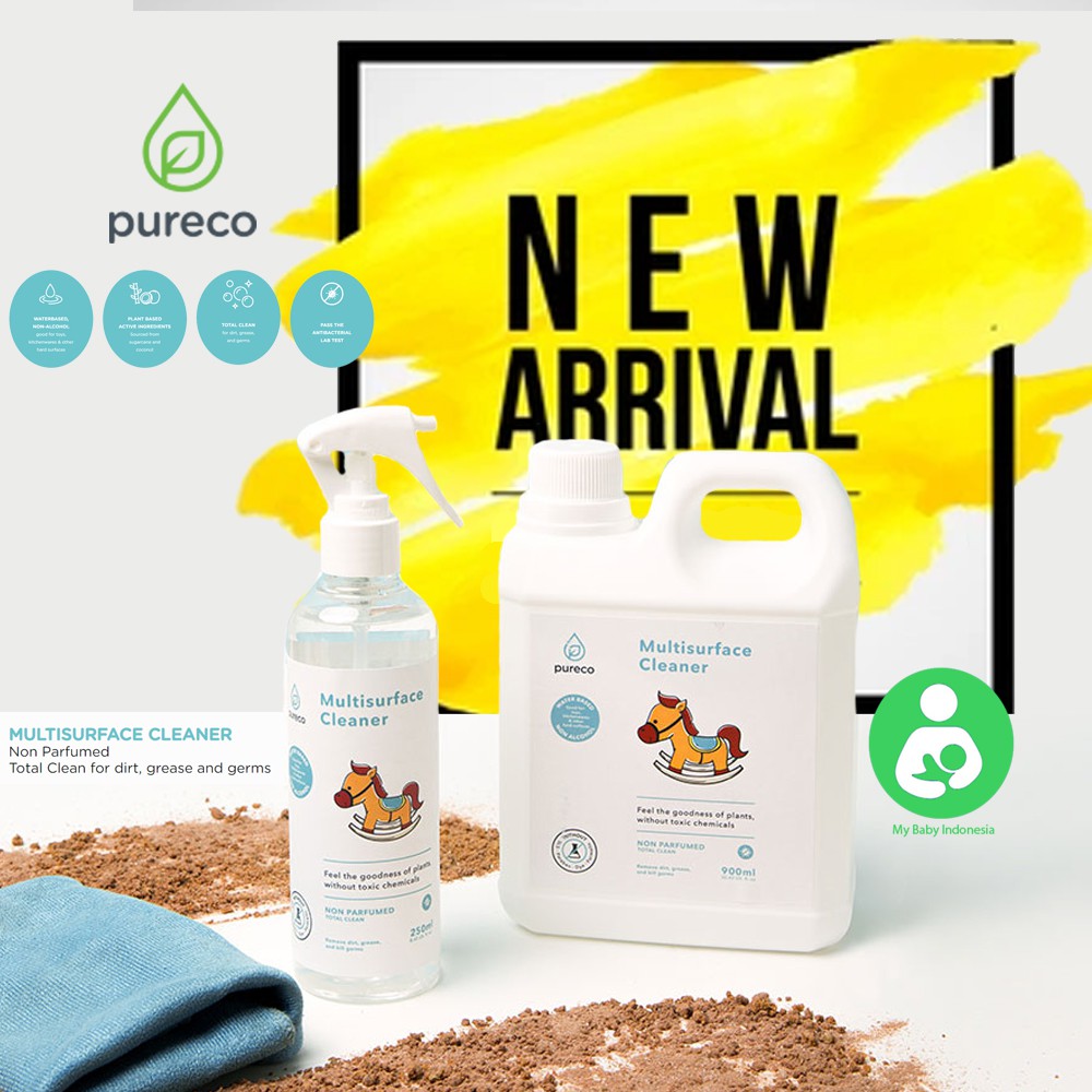 Pureco - Multisurface Cleaner Travel Size - Home Size - Refill Size - Pembersih Peralatan Rumah