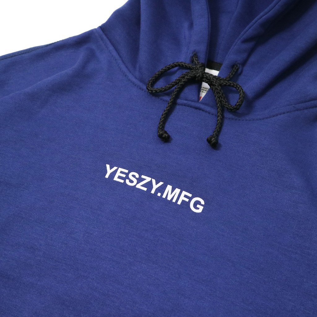 YESZY.MFG Hoodie Navy Classic II F. White