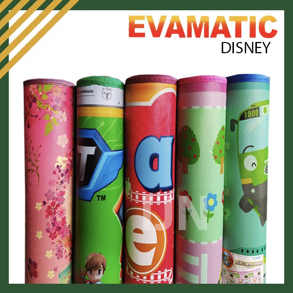 Evamatic Matras Karpet Alas Tikar Lantai Eva 120x200 Motif Karakter Evamatic Tikar Karpet - IJN