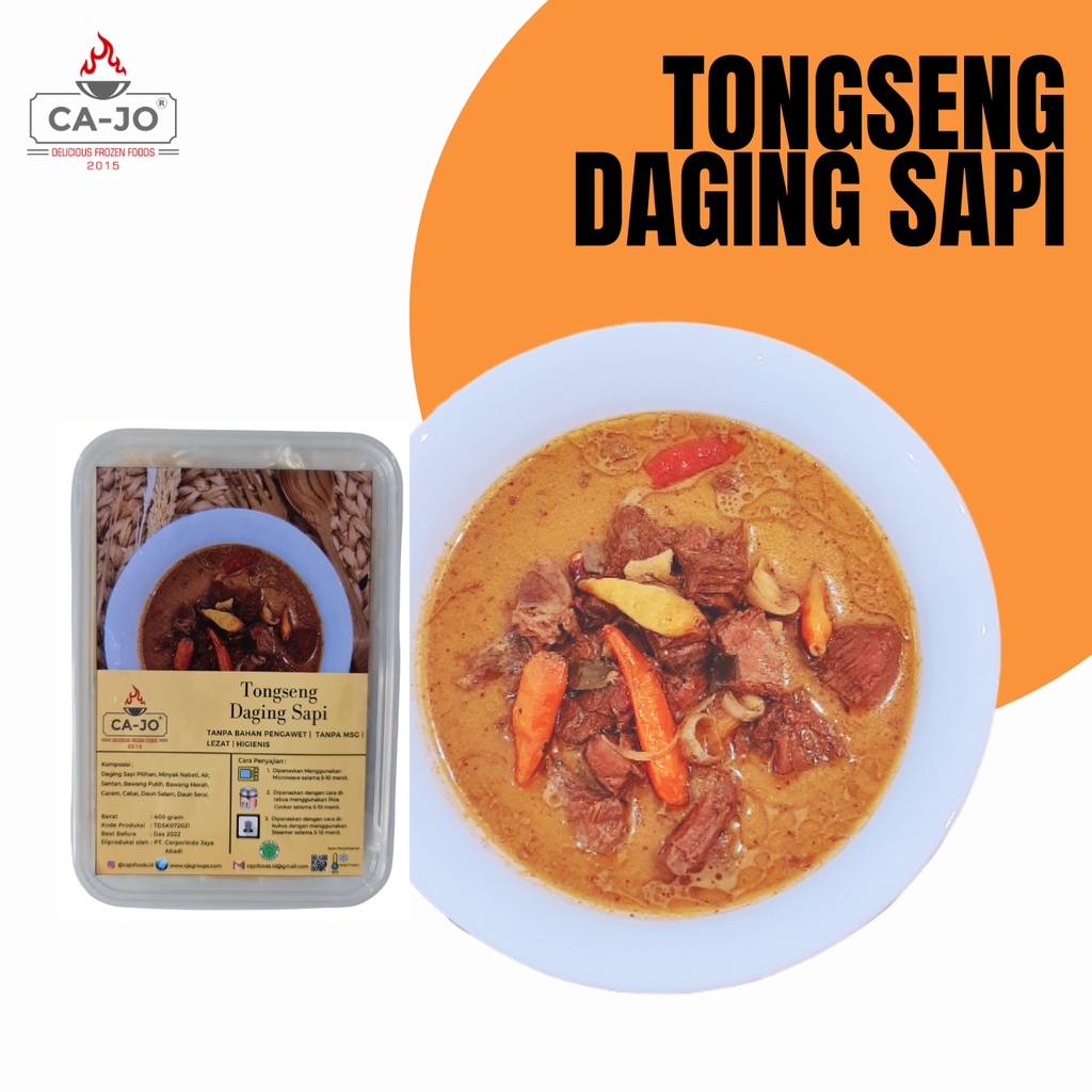 

CA-JO Frozen Food / Tongseng Daging Sapi / Makanan Instan