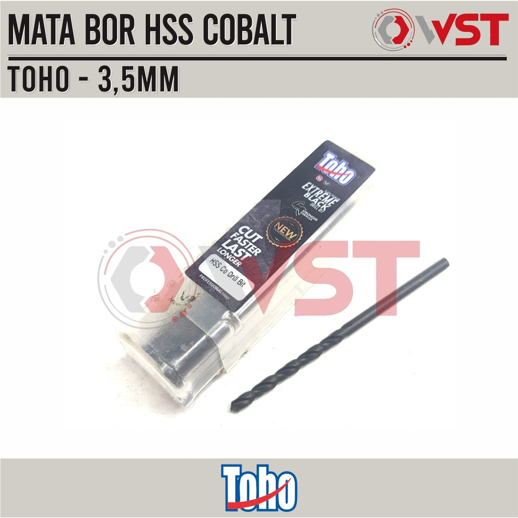 TOHO Mata Bor Stainless 3.5mm / Mata Bor Besi / Mata Bor HSS COBALT