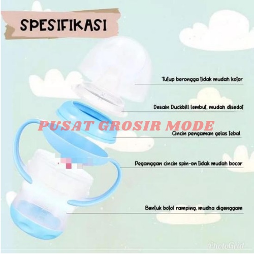 Botol Minum Bayi Spout Cup Baby Sippy Training Cup Gelas Anak BPA FREE PGM BD21