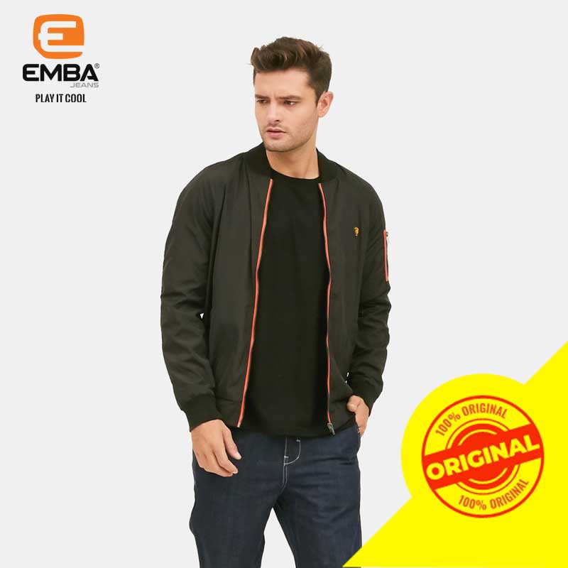 Emba Jeans Jaket Parasut Pria Jovino-4021840102