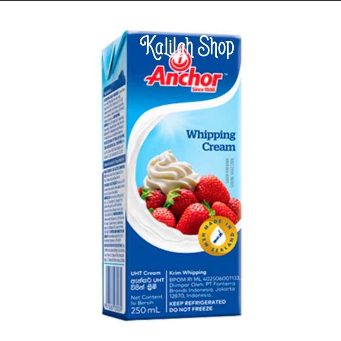 

Krim- Anchor Ancor Whiping Wiping Whipping Cream 250Ml -Krim.