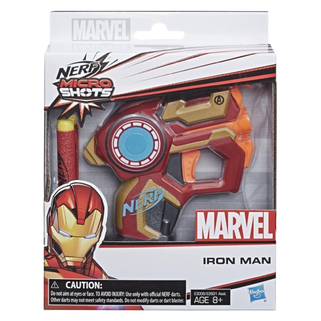 Nerf Microshots/Micro Shots/Microshot Marvel Ironman/Iron Man Blaster