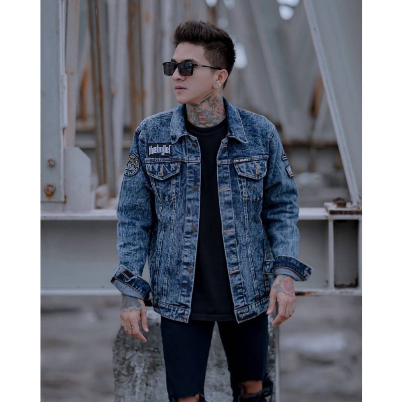 BOJIEL JAKET JEANS ORIGINAL TERBARU JAKET JEANS TRENDY
