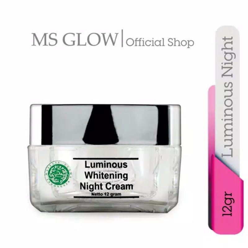 MS GLOW NIGHT CREAM 100% ORIGINAL