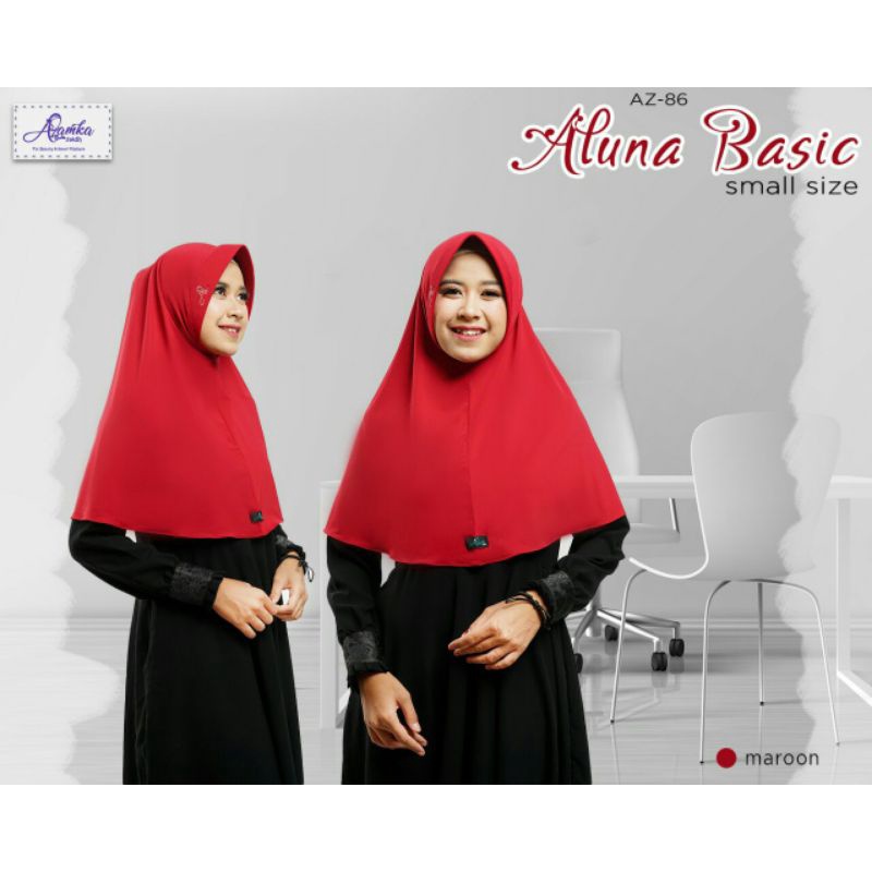 READY Bergo Aluna Basic S by Azamka Faidh Hijab - Jersey Spandek