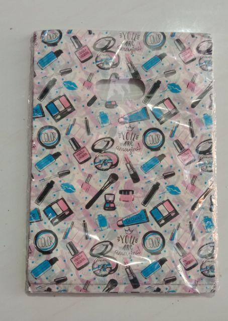 Promo Isi 100 Lembar - Kantong Plastik Motif Kresek 20×25 Cm - Plastik Packing Online Shop - Kresek