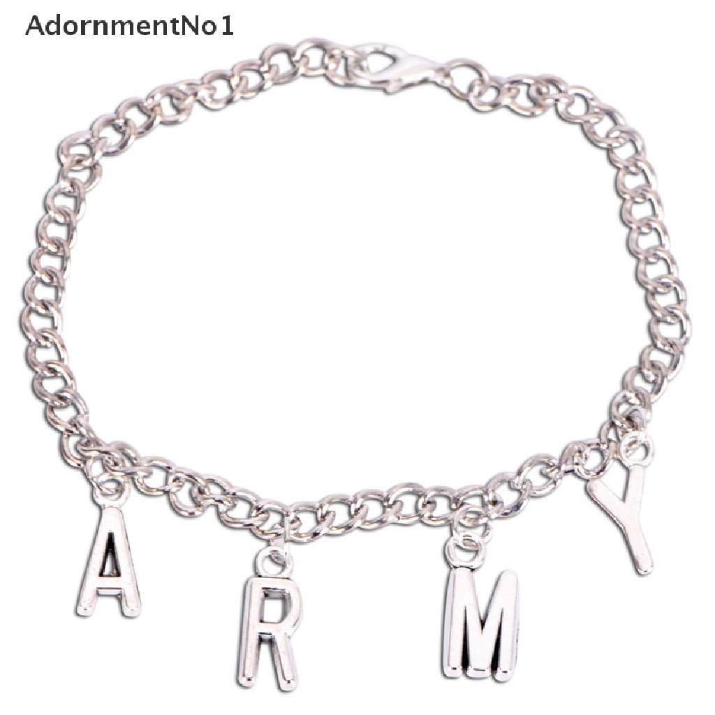 (AdornmentNo1) Gelang Bangle Desain Kpop BTS Bangtan Boys ARMY