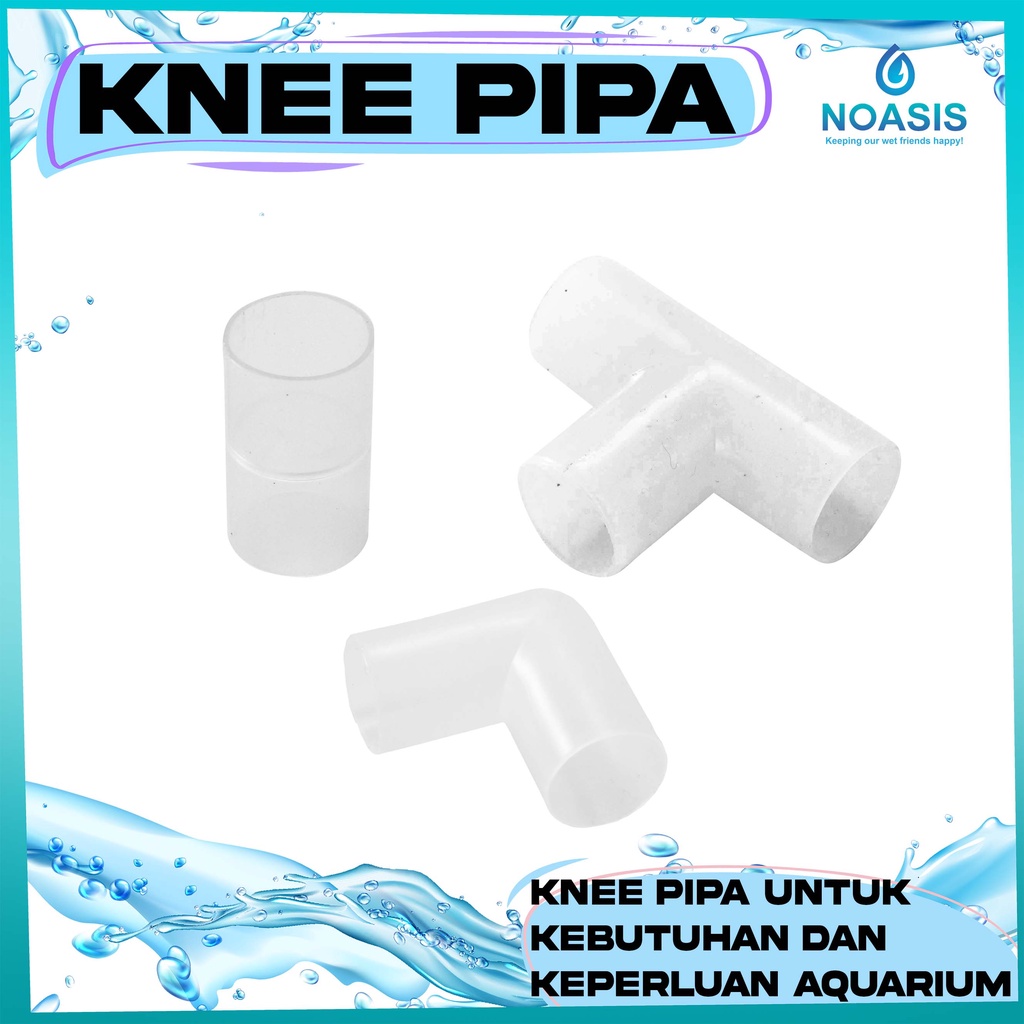 SAMBUNGAN KNEE KENI PIPA AQUARIUM BENTUK L T I SOK PIPA