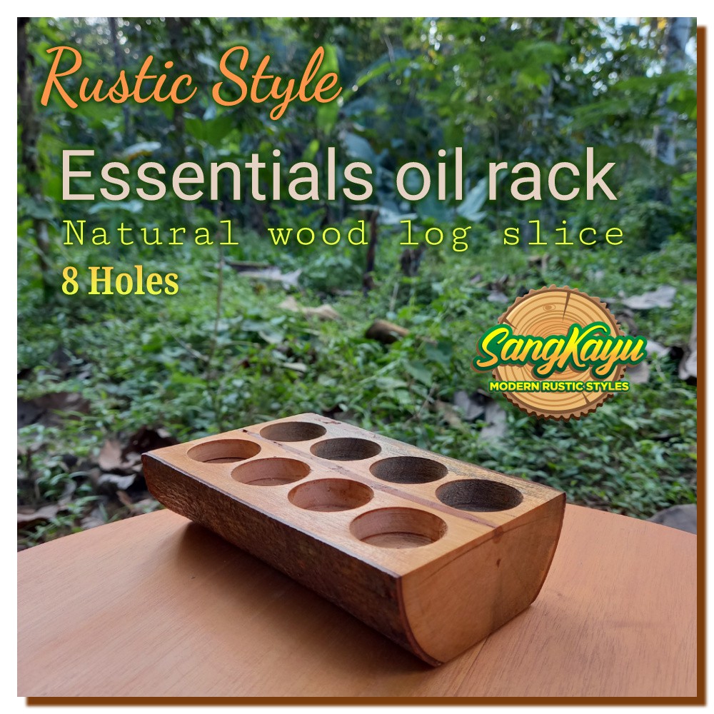 Essential oils rack display rak essential oil minyak aroma therapy