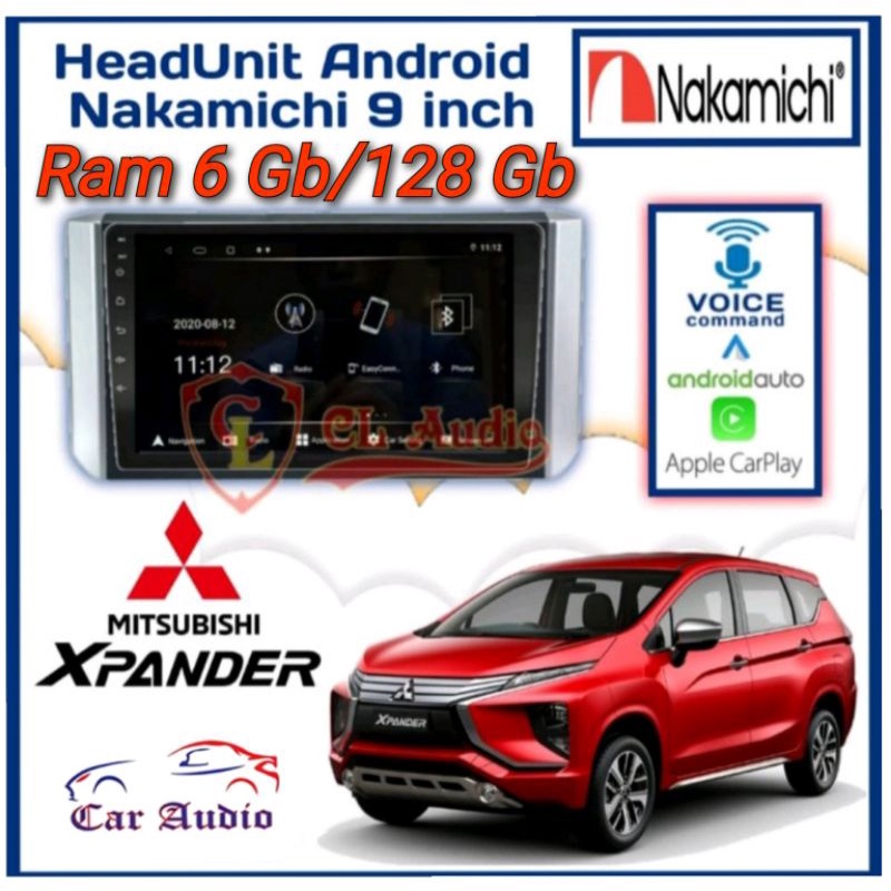 Head Unit Android XPANDER Ram 6Gb/128Gb NAKAMICHI ELITE PRO