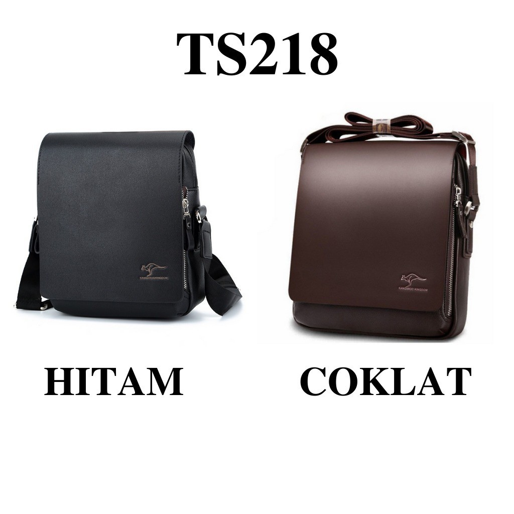 MIKADO - TS218 TAS SELEMPANG PRIA KANGAROO KINGDOM TAS PRIA TAS SLEMPANG PRIA TAS SLEMPANG COWOK COD