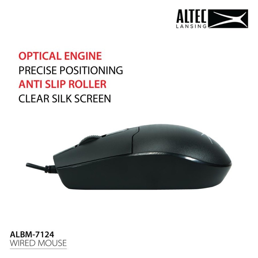 Mouse Kabel USB / Mouse Wired Altec Lansing ALBM7124