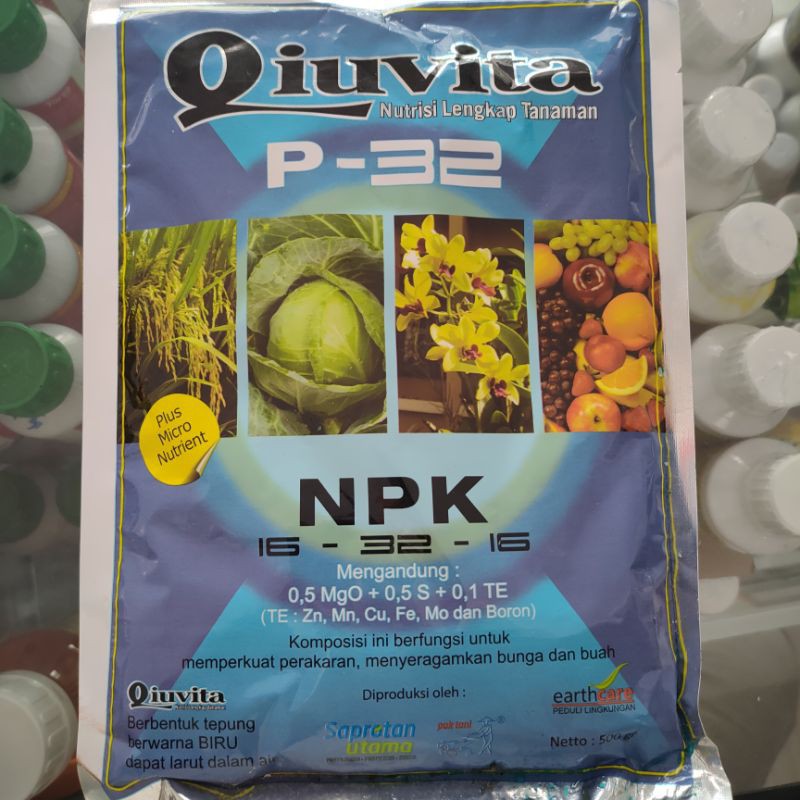 QIUVITA P-32 500gr nutrisi lengkap tanaman