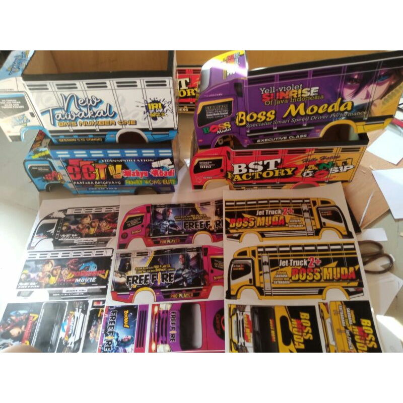 

sticker miniatur trukoleng