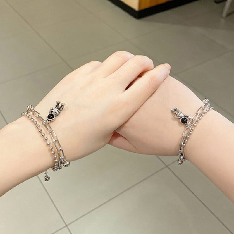 Gelang Mutiara Desain Butterfly Cross Heart Bear Untuk Wanita