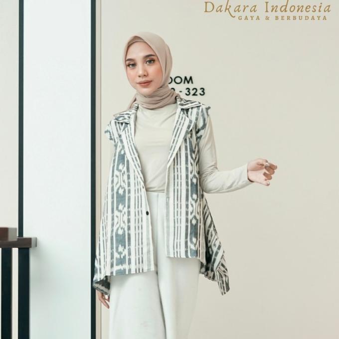 Mairina Etnik Outerwear Tenun Ikat Dakara Indonesia _Termurah