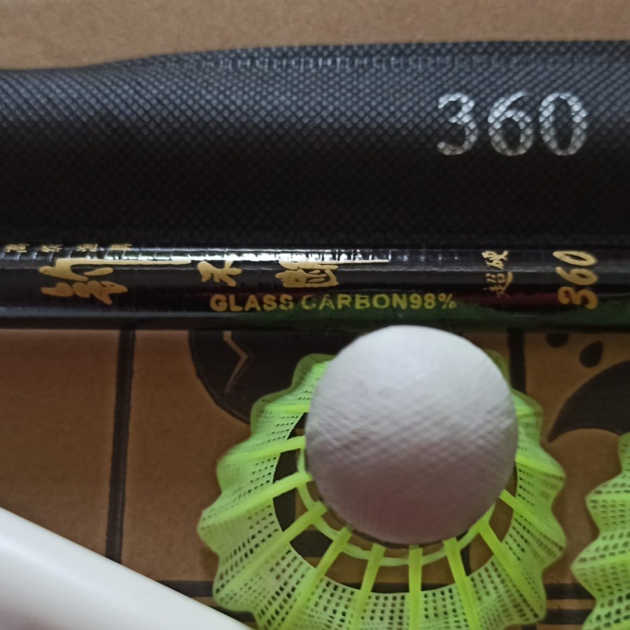 Badminton Trainer latihan sendiri mandiri alat mantul bulu tangkis KOK - Carbon Telescopic + Raket