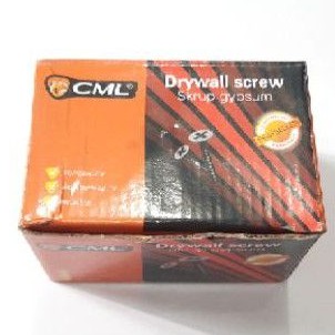 Skrup Gipsum Hitam 6 × 1&quot; (inci) - Sekrup Drywall atau Baut gypsum