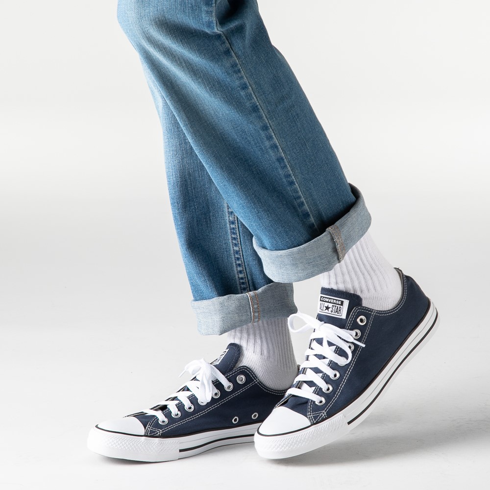 Sepatu Converse All Stars Low Navy Pria Wanita Casual Sekolah Sneakers Tali Sepatu Convers Premium