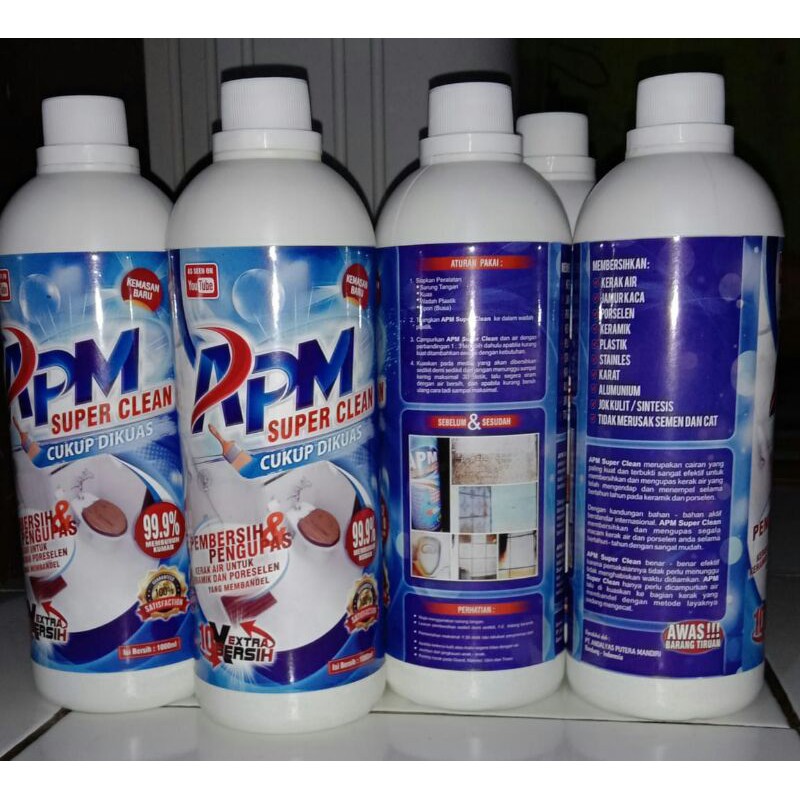 Khusus Pulau Jawa Pembersih Lantai APM Super Clean Pembersih Kerak Air