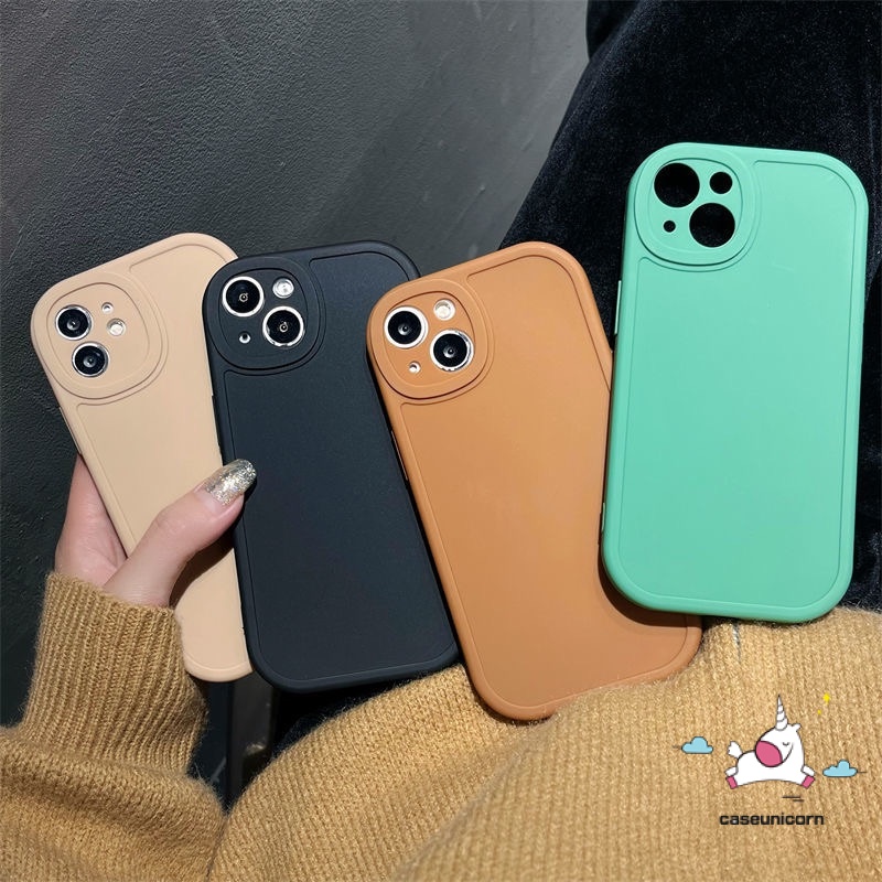 Soft Case Tpu Warna Polos Untuk iPhone 7plus 11 13 12 14 pro Max XR X XS Max 7 8 Plus 7 Plus 14 Plus 14 pro Max SE