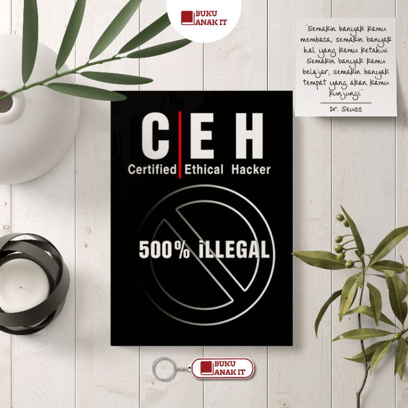 BUKU CEH 500 PERSEN ILLEGAL | CERTIFIED ETHICAL HACKER | JONNY HIDAYAT | JASAKOM