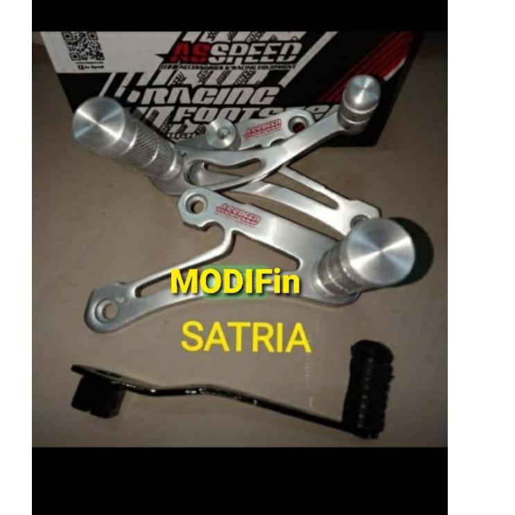 Modern.. foot step ub SATRIA 2Tak footstep underbone SATRIA RU 120 R Hiu Lumba Lumba 2T as speed rac