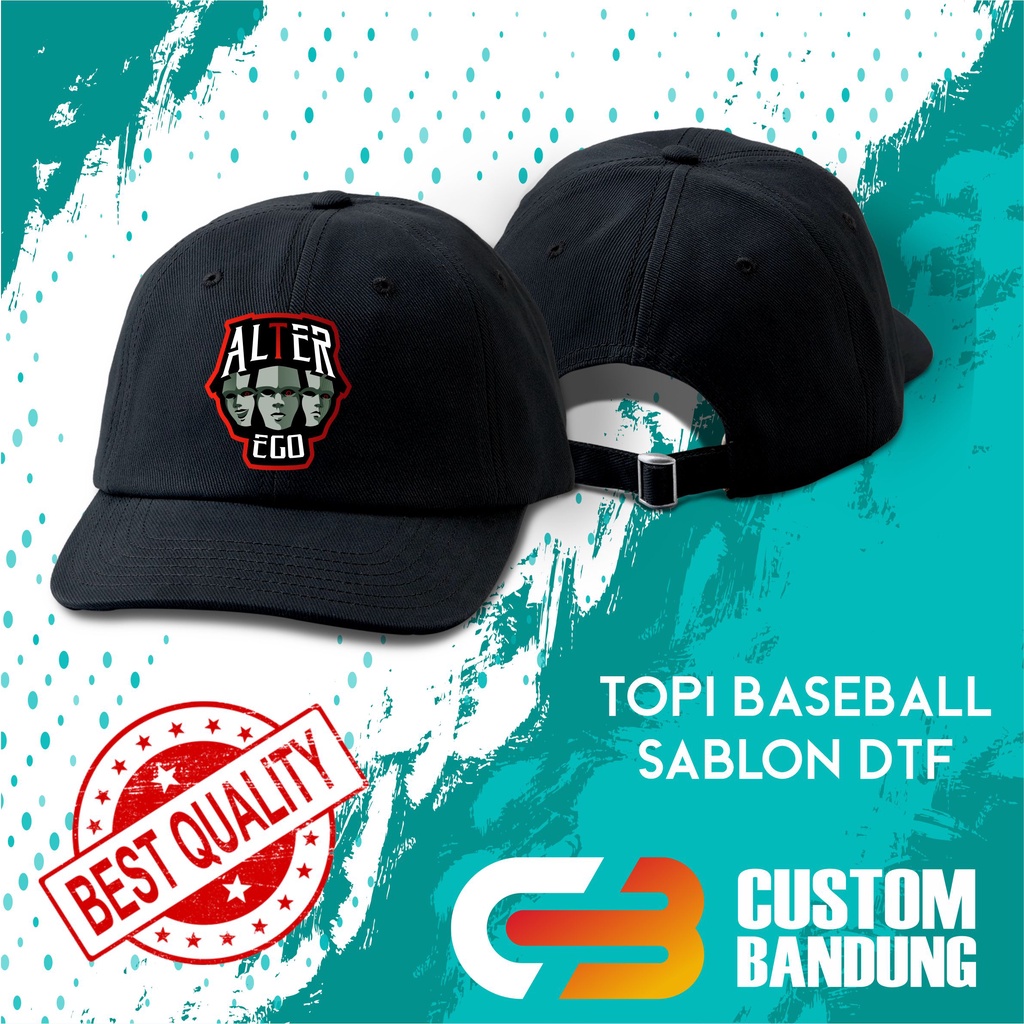 Topi Baseball ALTER EGO ESPORT  Pria Wanita Topi Cap Bisa Tulis Nama Bisa COD Original High Premium Quality