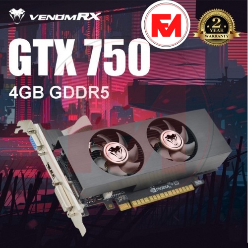 VGA VenomRX Geforce GTX 750 4GB GDDR5 - GTX750 4G GDDR5 / FANCY_MAKASSAR