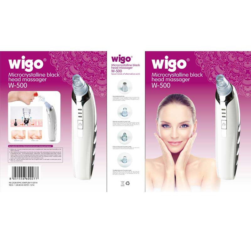 Wigo W-500 Pembersih komedo / Microcrystalline Black Head Massager