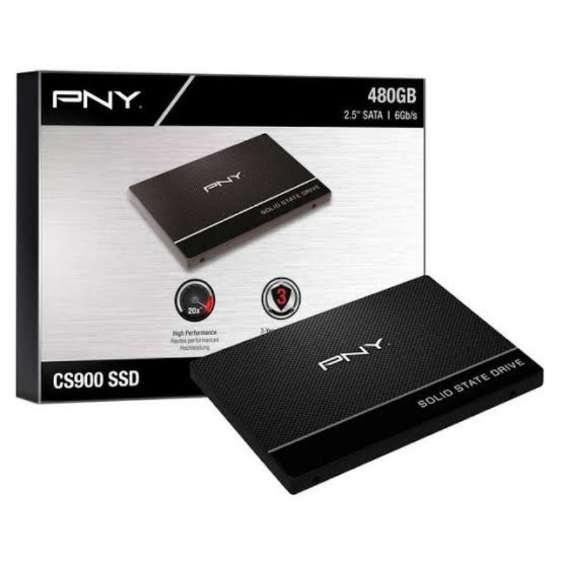 SSD PNY CS900 120GB 240GB 480GB 1TB SATA III UP 550 MBPS GARANSI 3TH