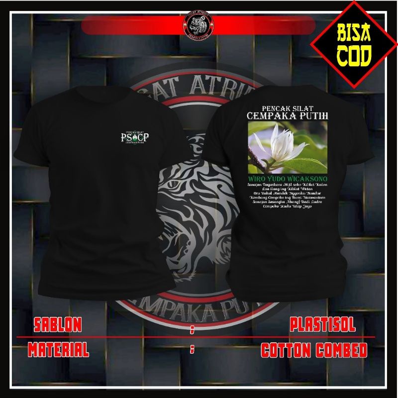 KAOS PSCP | KAOS BUNGA CEMPAKA | KAOS SILAT KEREN | KAOS PSCP
