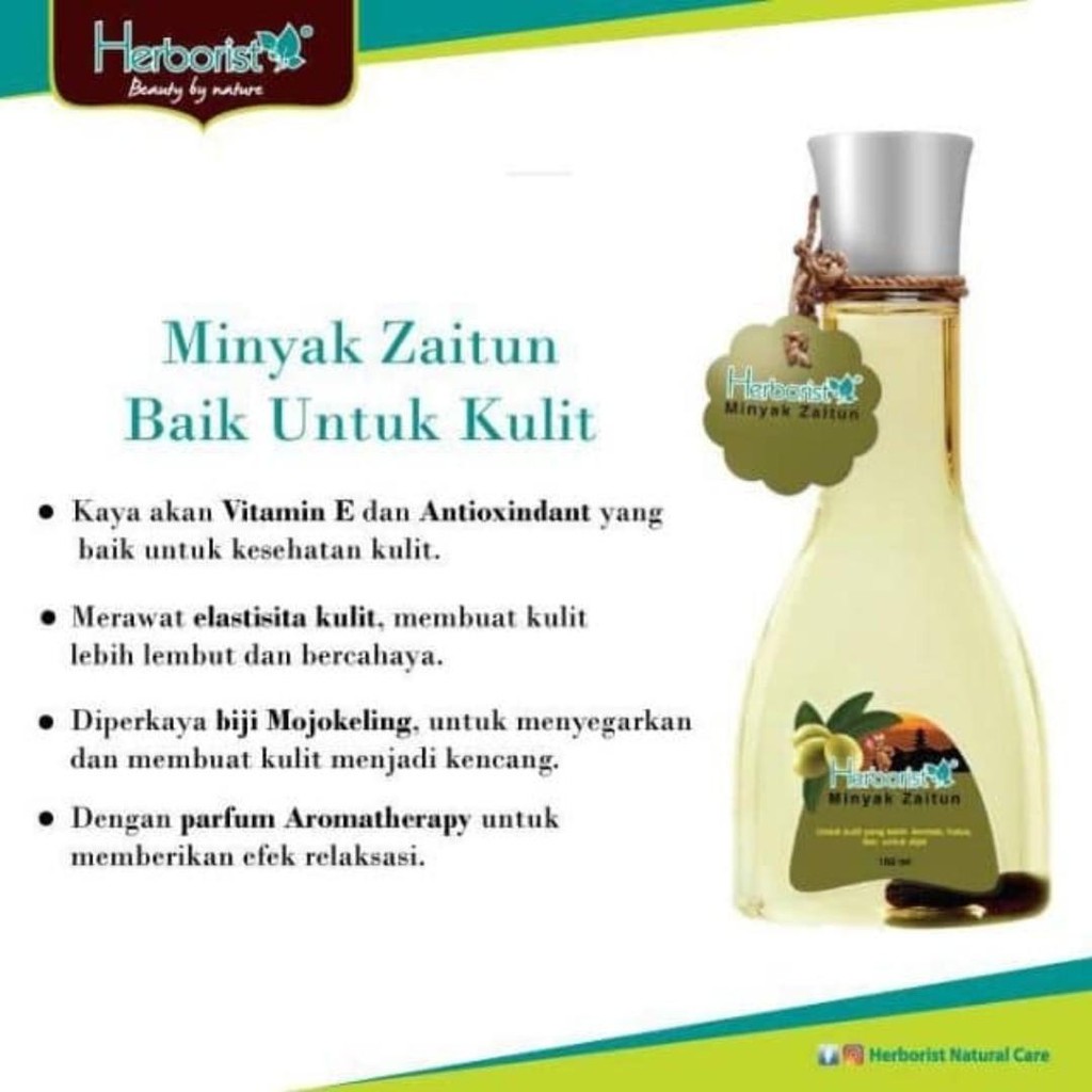 Minyak Zaitun Herborist 75ml &amp; 150ml