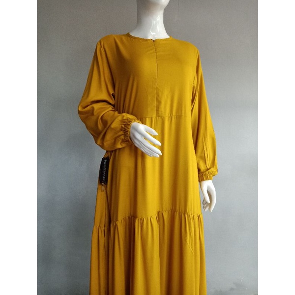 Syatilla gamis Rayon viscose polos