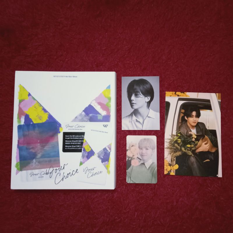 SEVENTEEN ALBUM YOUR CHOICE ONE SIDE VERSION UNSEALED PC SEUNGKWAN MINICARD JEONGHAN POSTCARD SCOUPS
