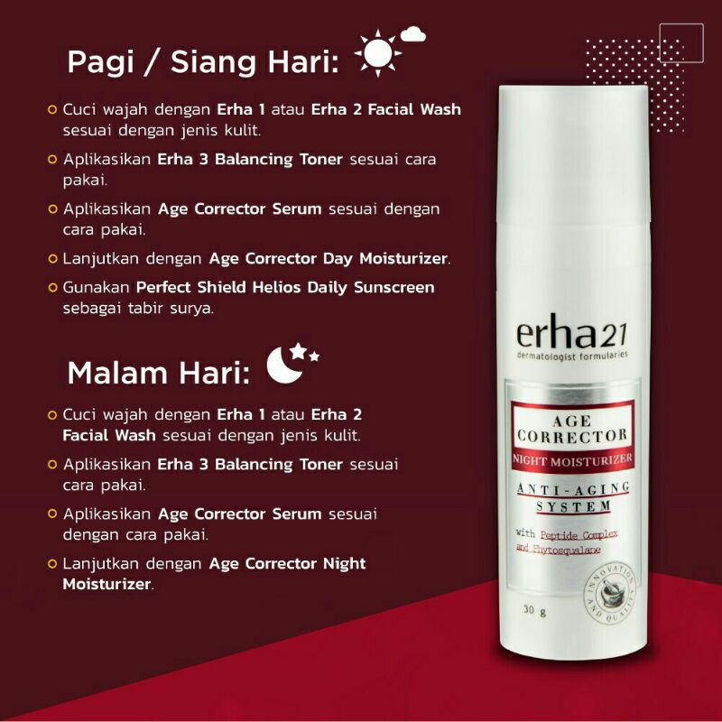 ERHA Corrector Night Moisturizer