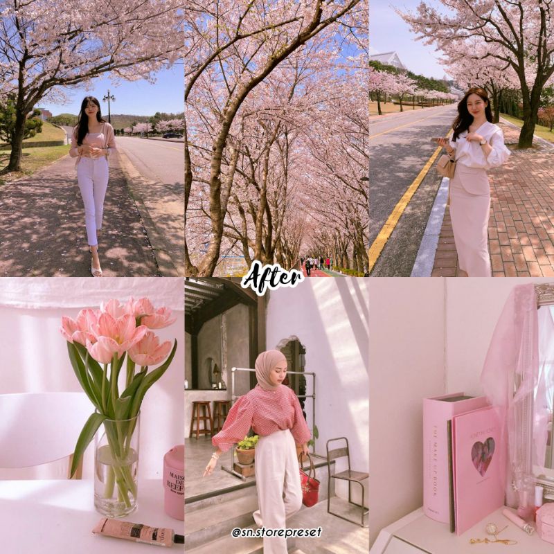 PRESET LIGHTROOM PREMIUM KOREAN PINKISH 3 (IOS dan Android)