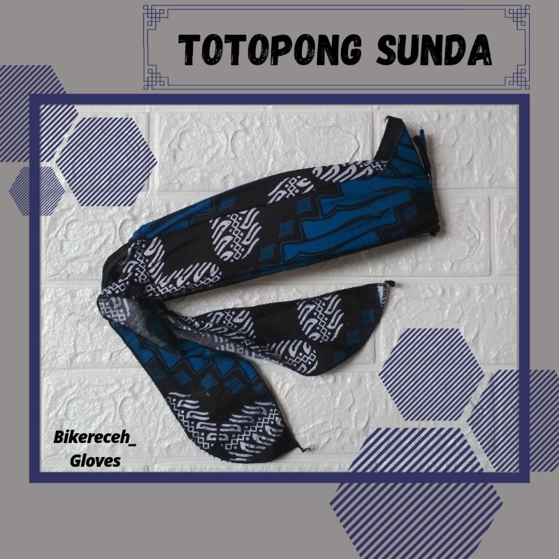 Iket Kepala Blangkon Tradisional Totopong Bolong Dewasa dan anak anak Topi Adat Sunda Udeng Murah